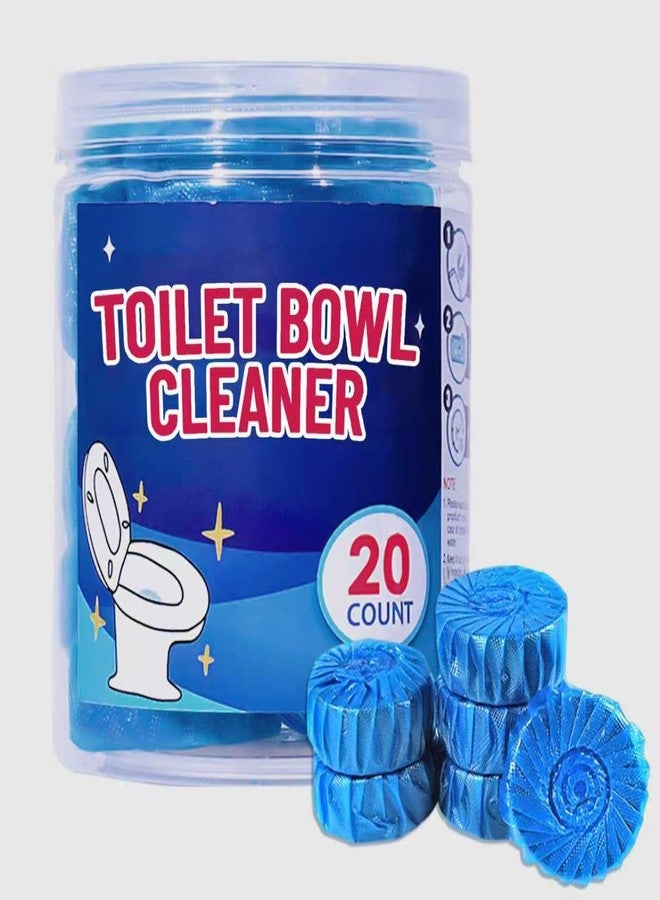 Soulagers Toilet Bowl Cleaner, Toilet Bowl Cleaner Tablets 20 Pack - Long-Lasting Automatic Toilet Bowl Cleaning, Toilet Tank Cleaner Tablets for Bathroom - Image 1